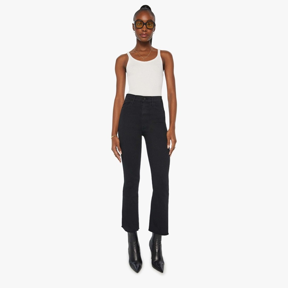 MOTHER Hustler ankle fray jeans